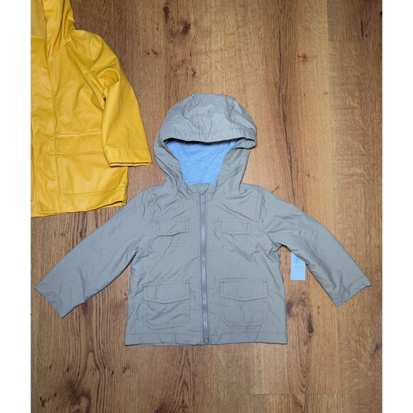 Old Navy 18-24m Rain Coat & Utility Jacket Toddler Baby Bundle NWT - Picture 2 of 13